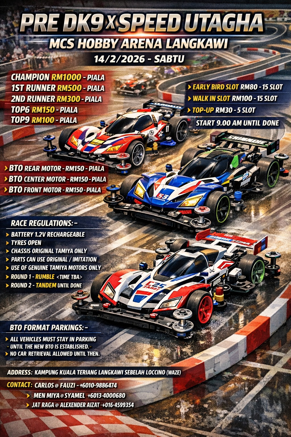 PRE DK9 X SPEED UTAGHA Poster