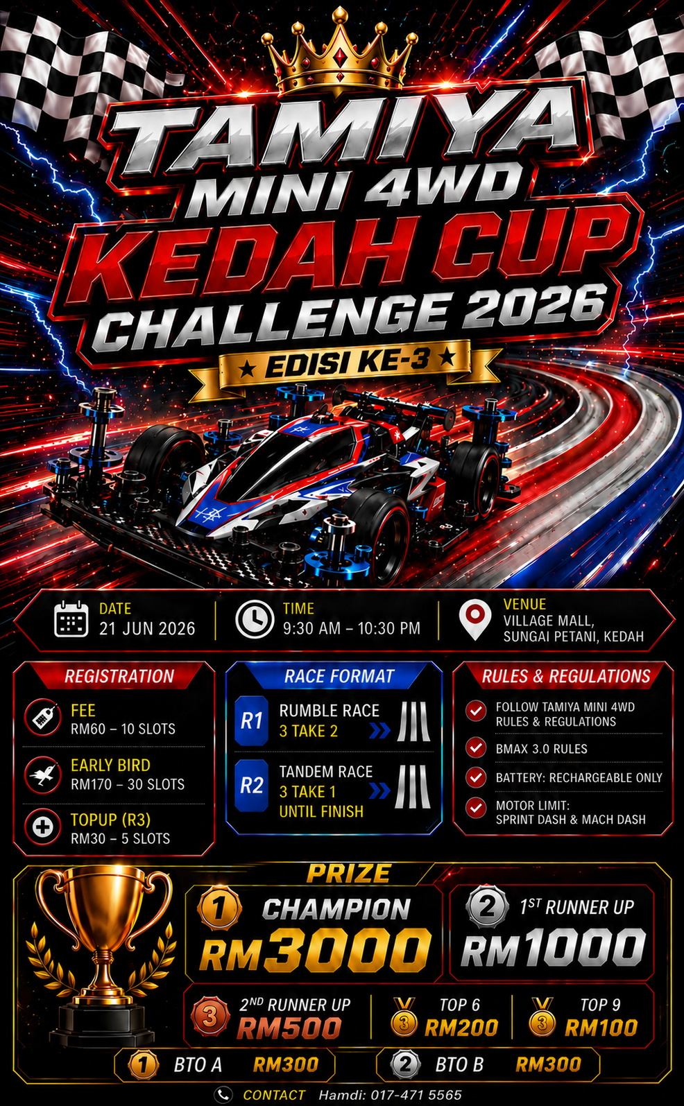 Kedah Cup III 2026 (BMAX) Poster